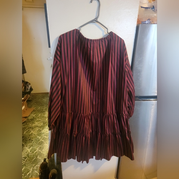 Marques Almeida Smocked Tiered oversized dress - Picture 2 of 2